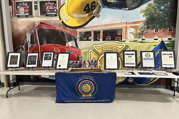 Honorary Partner ceremony for PA VVA Chapter 349 by Valley Forge Chapter NSDAR.